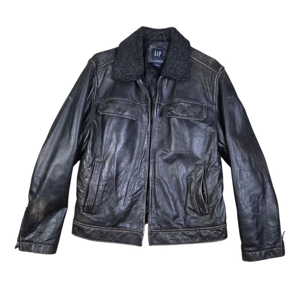 Gap Men's Black and Brown Jacket